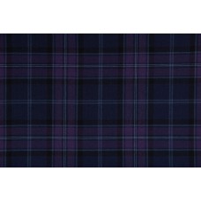 Medium Weight Hebridean Tartan Fabric - Scottish Thistle